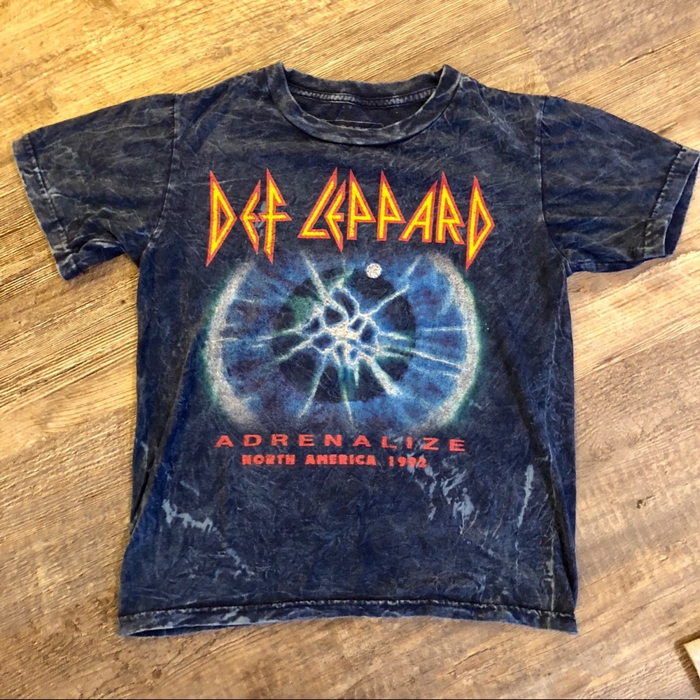 Kids Sweet Def Leppard Shirt Youth Small 6-8yrs